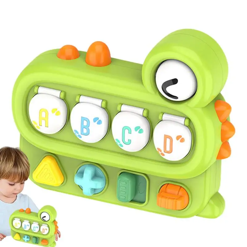 

Interactive Baby Popup Toy Montesorri Fine Motor Skill Training Press Pull Click Animal Car Button Educational Toys For Kids