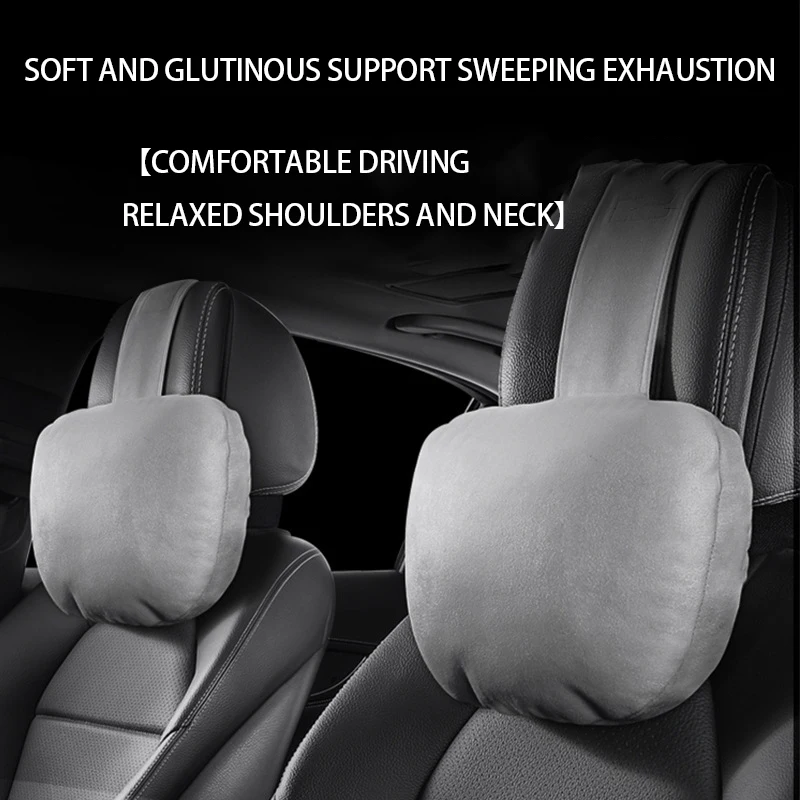 

Top Quality Car Headrest Neck Support Seat / Maybach Design S Class Soft Universal Adjustable Car Pillow Neck Rest Cushion