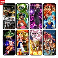 anime dragon ball z shockproof cover for google pixel 7 6 pro 6a 5 5a 4 4a xl 5g black phone case shell soft fundas coque capa