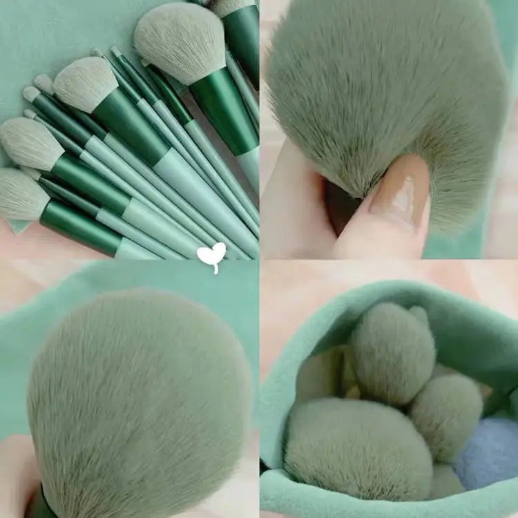 

8/13Pcs Portable Makeup Brushes Set Powder Blush Eyeshadow Concealer Foundation Brush Professional Beauty Tools for Make Up