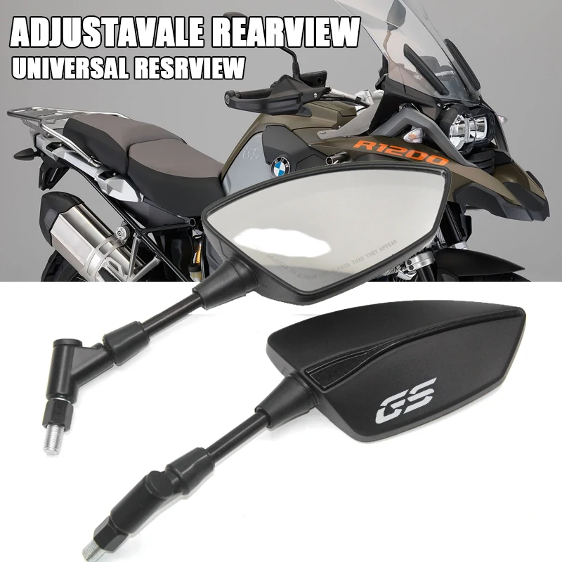 

For BMW R1200GS R1250GS F750GS F650GS F800GS F850GS LC ADV Motorcycle Adjustabale Side Rearview Mirrors Universal Rearview