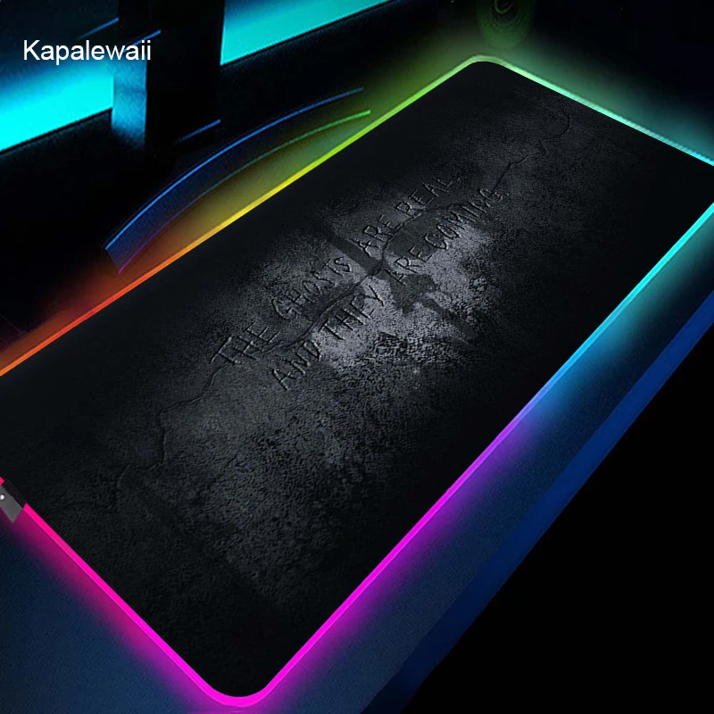 

Call Of Duty Mouse Pad Pc Rgb Anime Rug Setup Gamer Accessories Gaming Mats with Backlight Mat Mousepad Speed LED Keyboard Mat