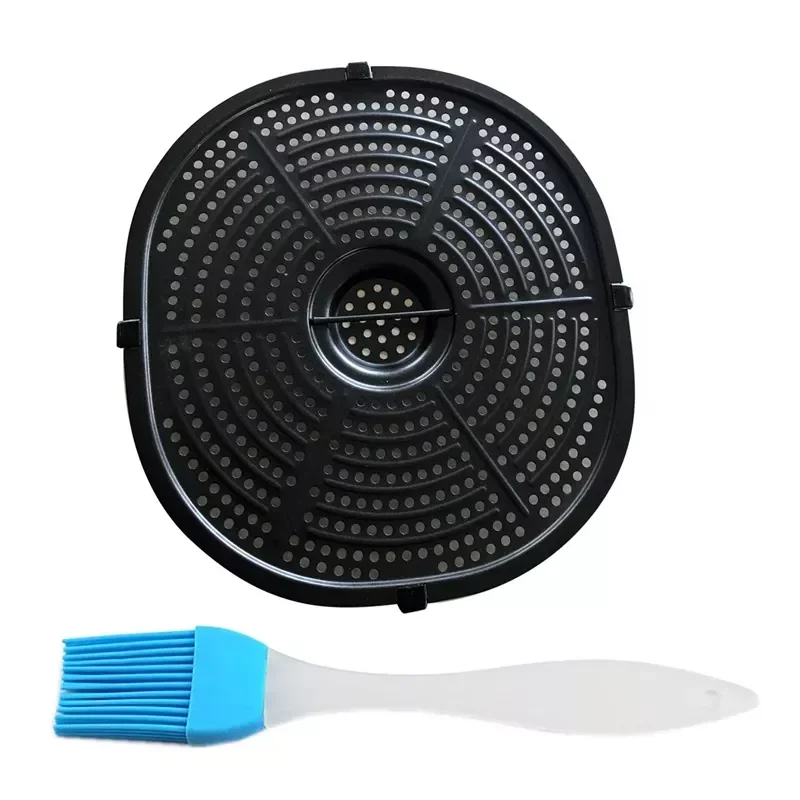 

Fryer Replacement Grill Pan for 7QT Air Fryers,Crisper Plate,Air Fryer Accessories,Non-Stick Fry Pan with Oil Brush