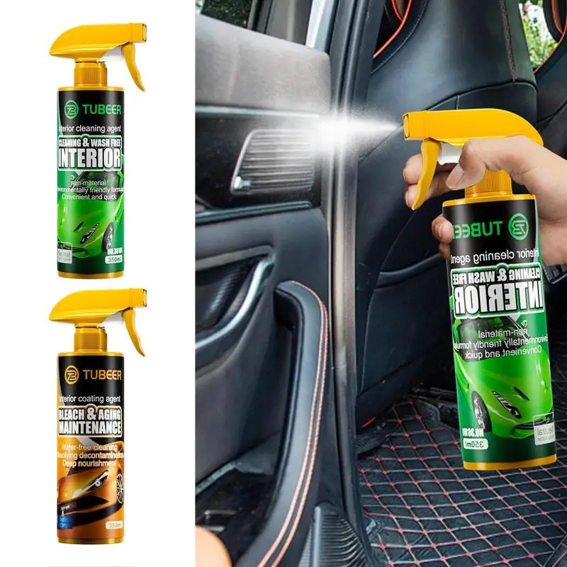 

Interior Cleaner Spray 11.8oz Car Coating Cleaning Spray Car Coating Maintenance Agent Auto Cleaning Spray Refurbished Spray