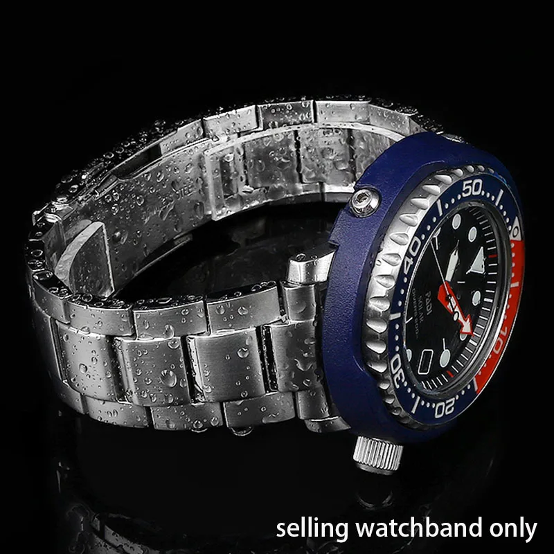 22mm fine steel watch band for Seiko canned abalone prosper series SNE499 / 498 SME537 SBBN031 strap men's wristband bracelet