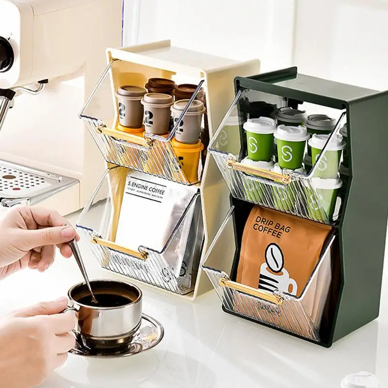 

Офисная подставка для чайных пакетиков в гостиную, пыленепроницаемый органайзер для мелочей, декоративная коробка, аксессуары