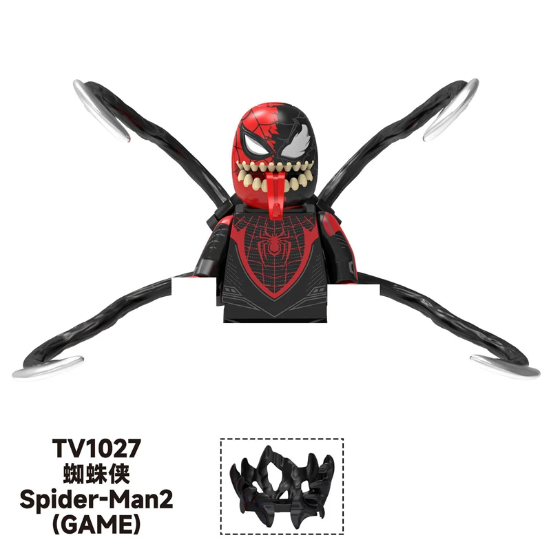 Новинка мини-конструктор Marvel фигурка супергероя из аниме Росомаха Веном бойня