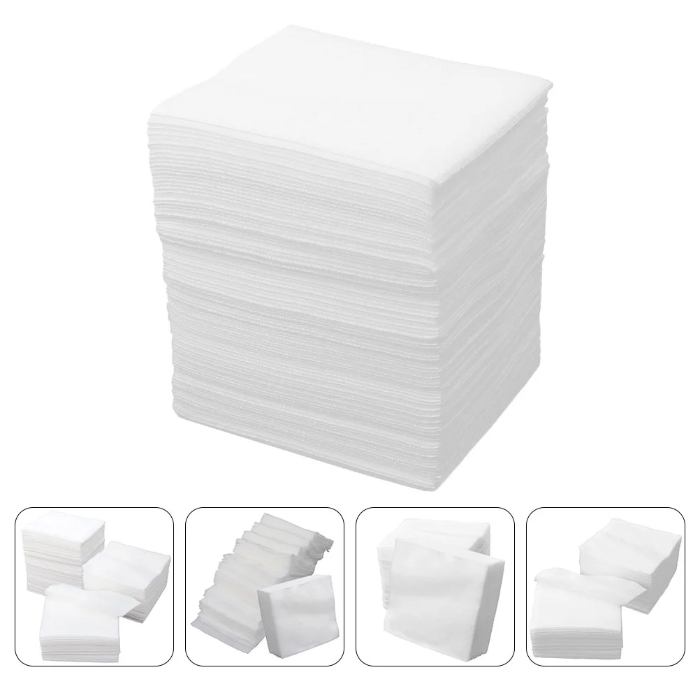 

Pads Facial Wipes Gauze Makeup Cotton Remover Pad Face Non Woven Nonwoven Dry Cleansing Cleaningsquare Sided Sponges Fabric