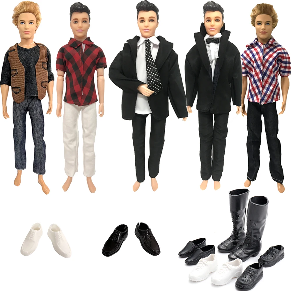 Официальная мужская кукольная одежда NK для кукол мальчиков 1/6, модные туфли для принца Кена, аксессуары и одежда для детских игрушек JJ On.