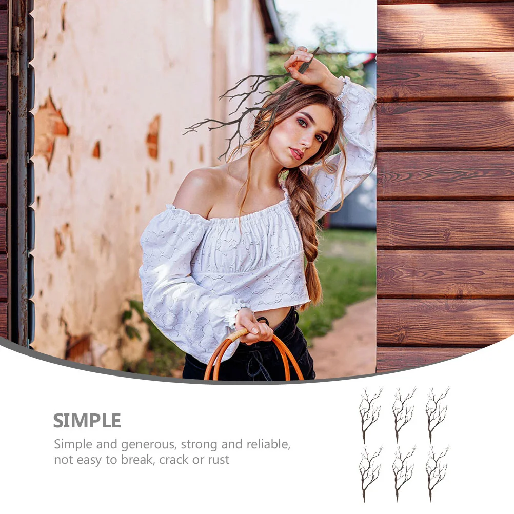 6 шт. поделки украшение на Хэллоуин искусственное растение офис осень поддельные