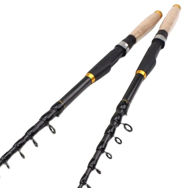 

Lure Portable Mini Travel Spinning Sea Rock Fishing Rod Telescopic Carbon Hard Carp Pole Tackle 1.8M 2.1M 2.4M 2.7M 3.0M 3.6M