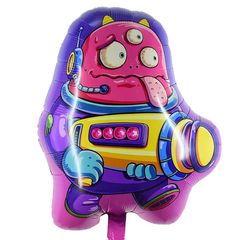 

Cartoon Birthday Children's Day Party Decoration Supplies New Creative Special-shaped Gravure Aluminum Balloon
