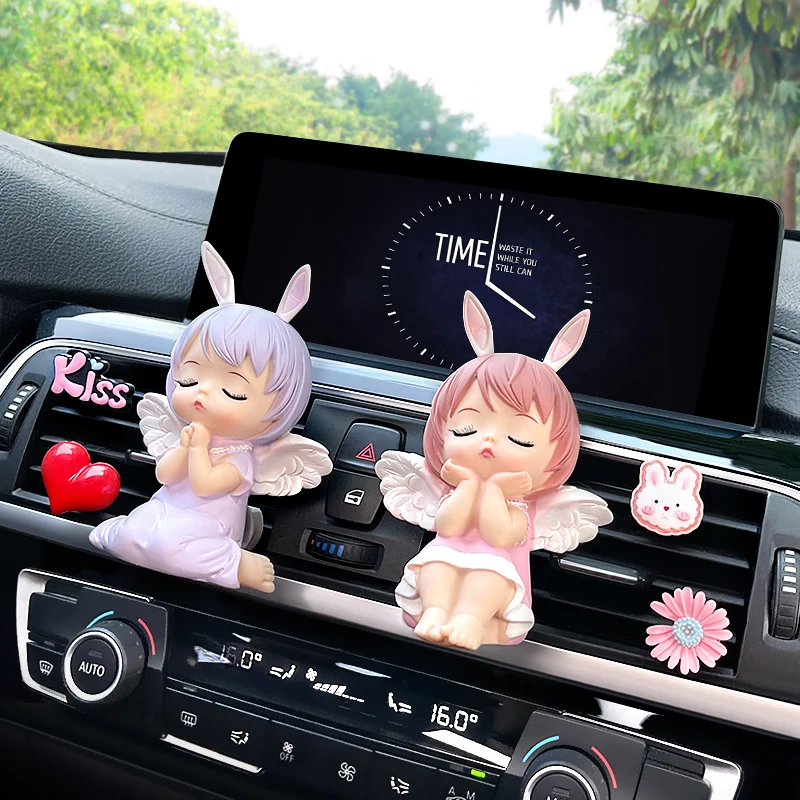 

Cute Annie doll car air outlet perfume clip aromatherapy air freshener auto parts girls car decoration interior birthday gift