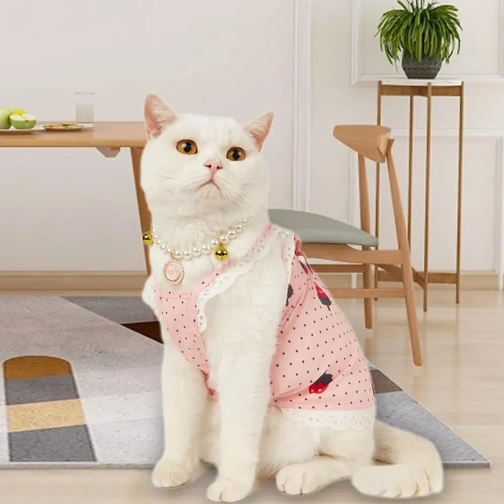 

Милая юбка для питомца, украшение, платье для котят, летняя одежда для собаки с двумя ногами, высокая эластичность