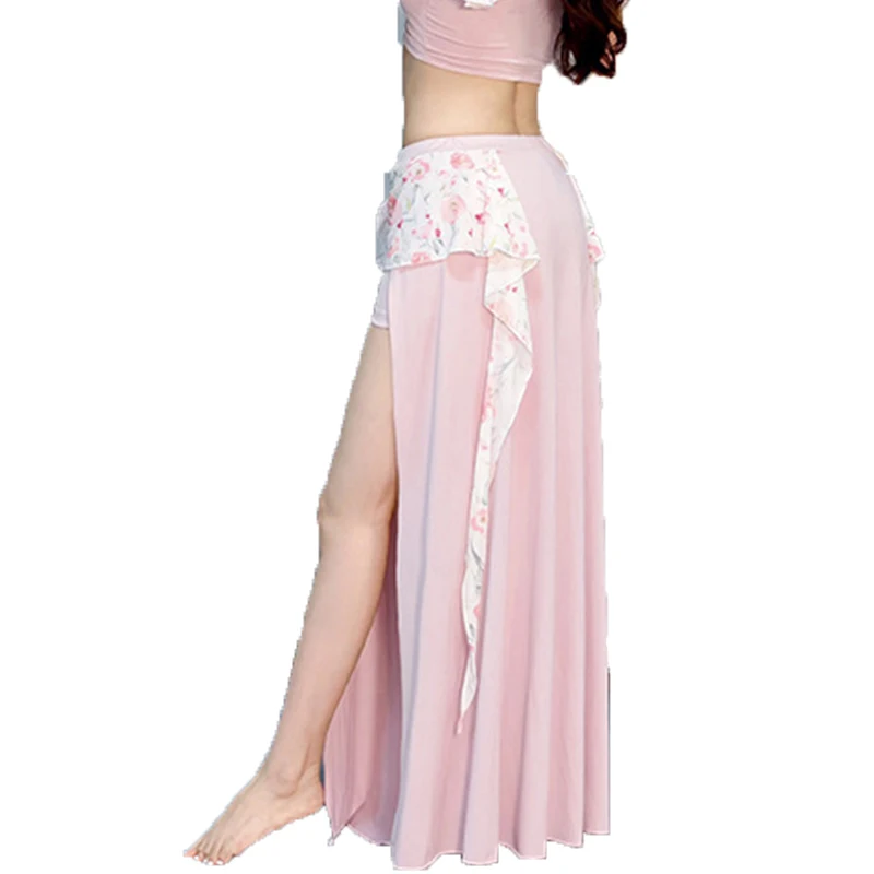 Женский костюм для танца живота комплект из двух предметов юбка и топ восточных