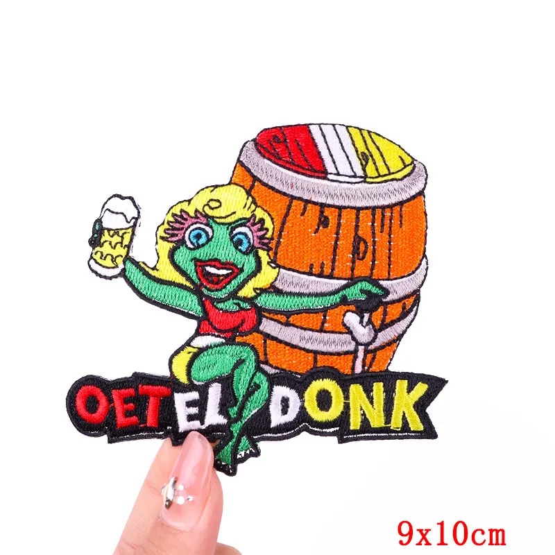 Голландская Oeteldonk эмблема вышитые патчи для карнавала Нидерландов утюга на