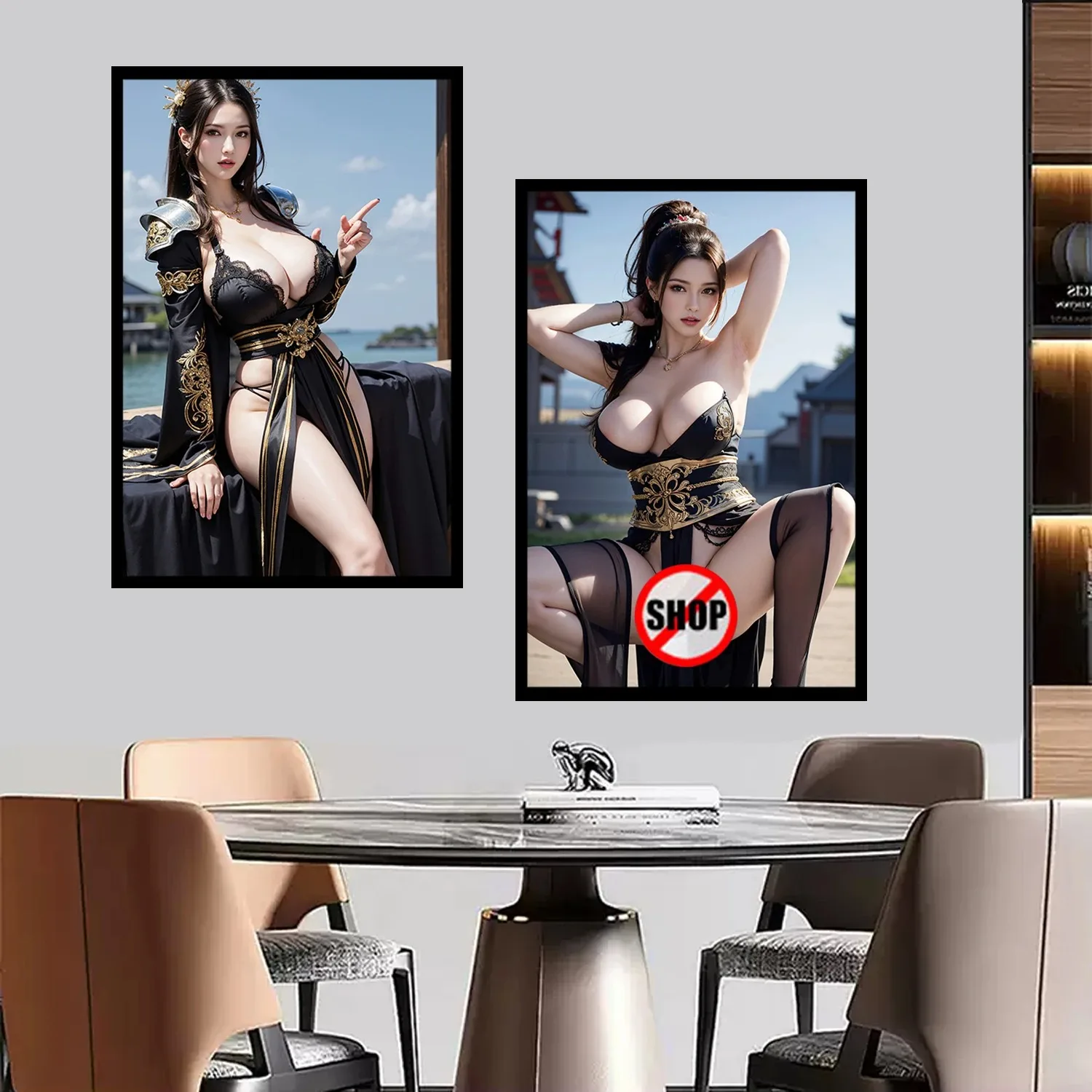 Искусственная картина в китайском стиле