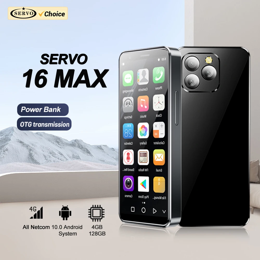 SERVO 16Max Android-смартфон 4G LTE 128 ГБ Dual SIM Распознавание Лиц Разблокировка Мобильной