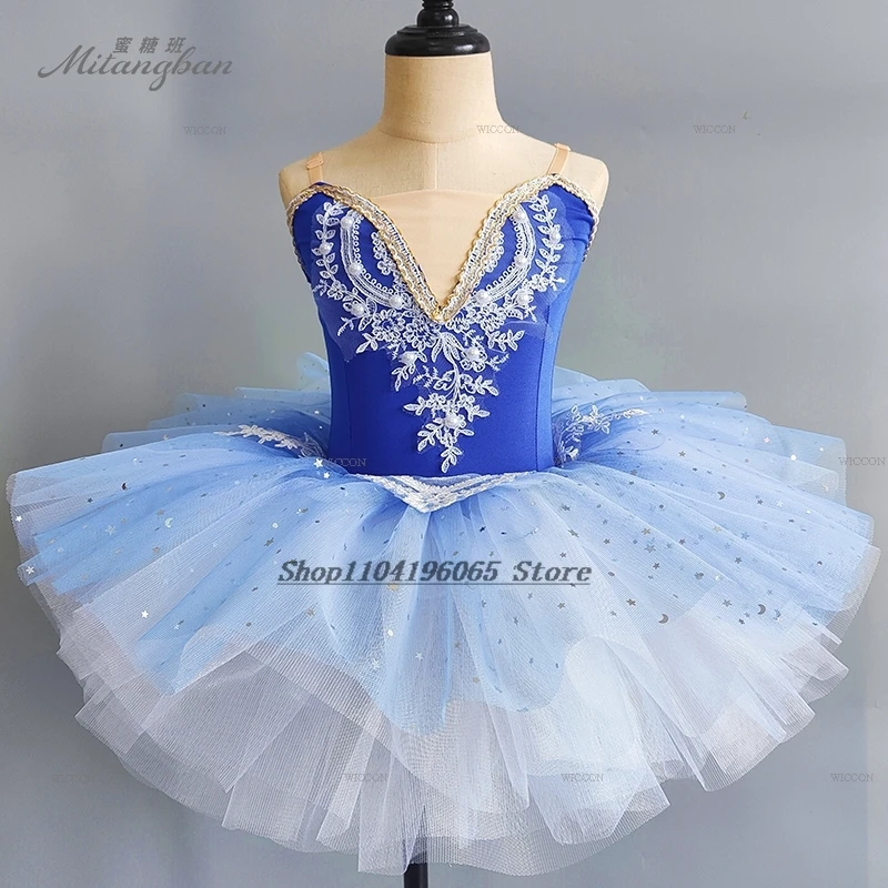 Toddler Sequined Fancy White Ballet Tutu dress Girls Dance Costumes Children Ballerinas Outfits Kids Ballroom Suit Clothes