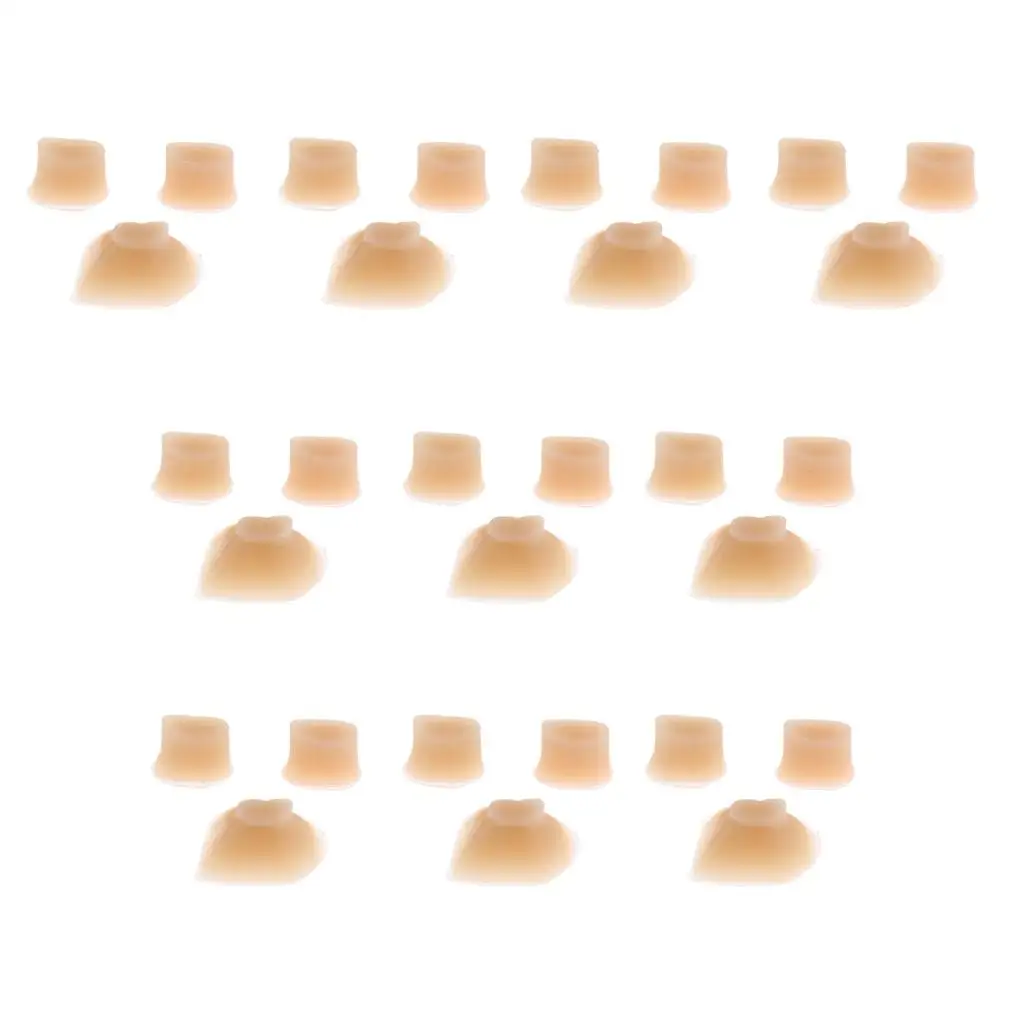 10 комплектов мягких резиновых вкладышей для флейты маленького размера любителей