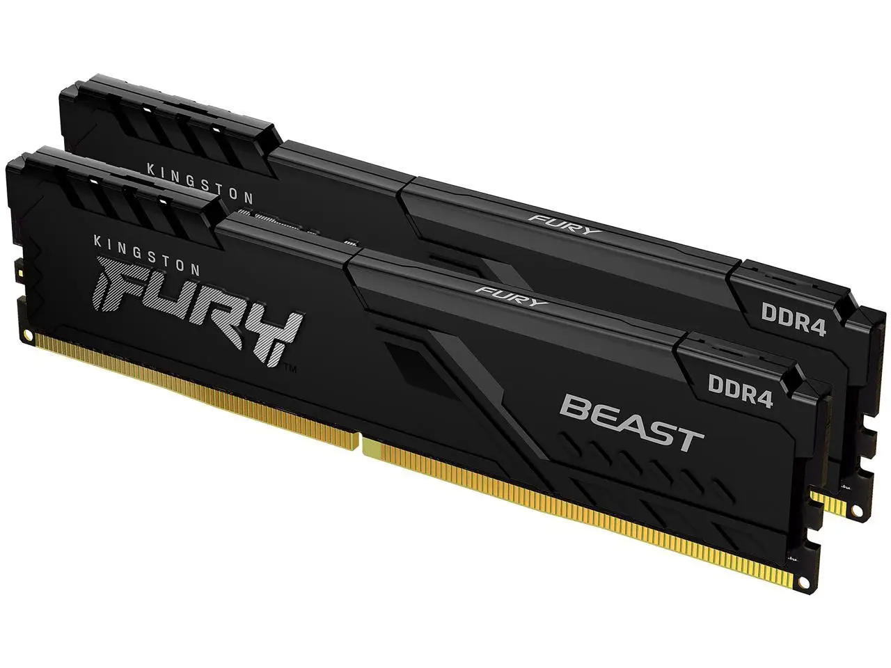 

Kingston Fury Beast Series 32G(16*2) DDR4 RAM 2133 2400 2666 3000 3200 3600mhz For desktop platform memory with best performance