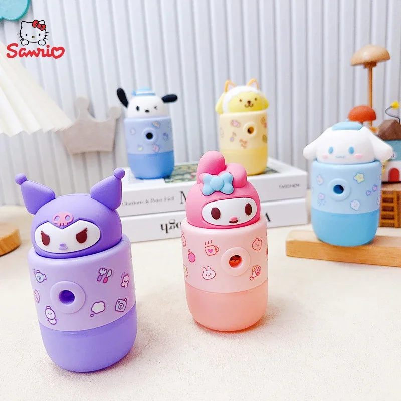 Sanrio Kuromi Melody ручная точилка для карандашей Hello Kitty Cinnamoroll почтовая милая детская