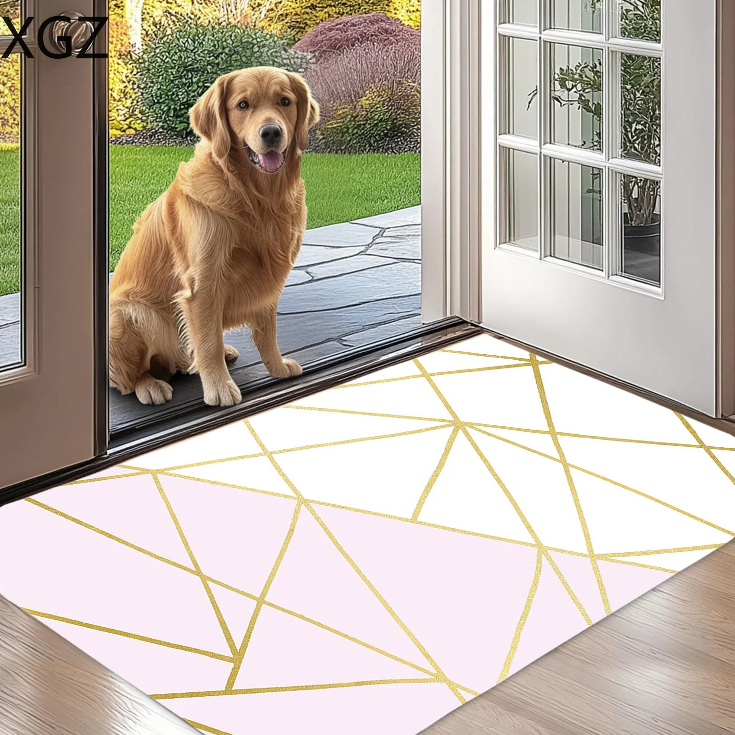 Мраморный узор домашний коврик для входной двери украшение кухни коридора