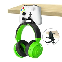 gamepad controller stand headphone holder under desk headset hook for xbox one ps4 ps3 ps5 dualshock switch steelseries
