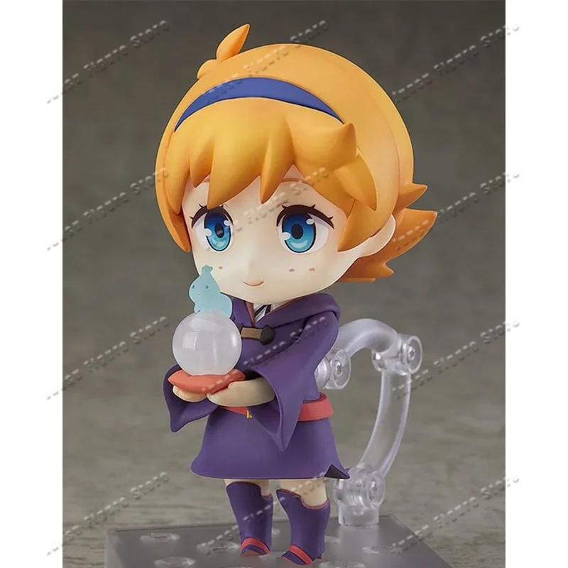 Фото В наличии GSC Nendoroid 859 Лотте Янссон из аниме «Маленькая ведьма Академии», готовая фигурка, модель, игрушка, подарок для детей №4