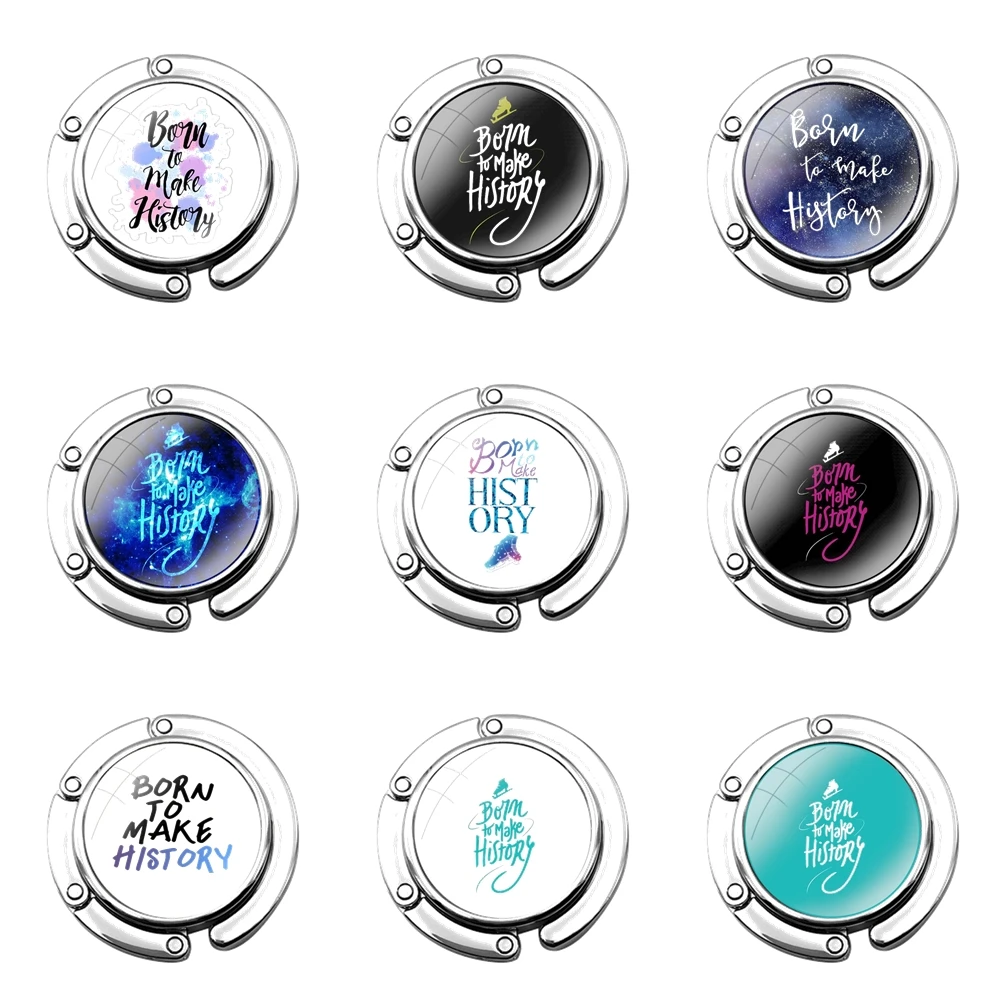 Складной крючок для кошелька хранения женской настольной сумки складной декор