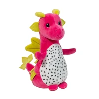 20cm dragon fruit macaroon plush toy kawaii dinosaur plushie doll soft stuffed animal lovely kids toy girls birthday xmas gift