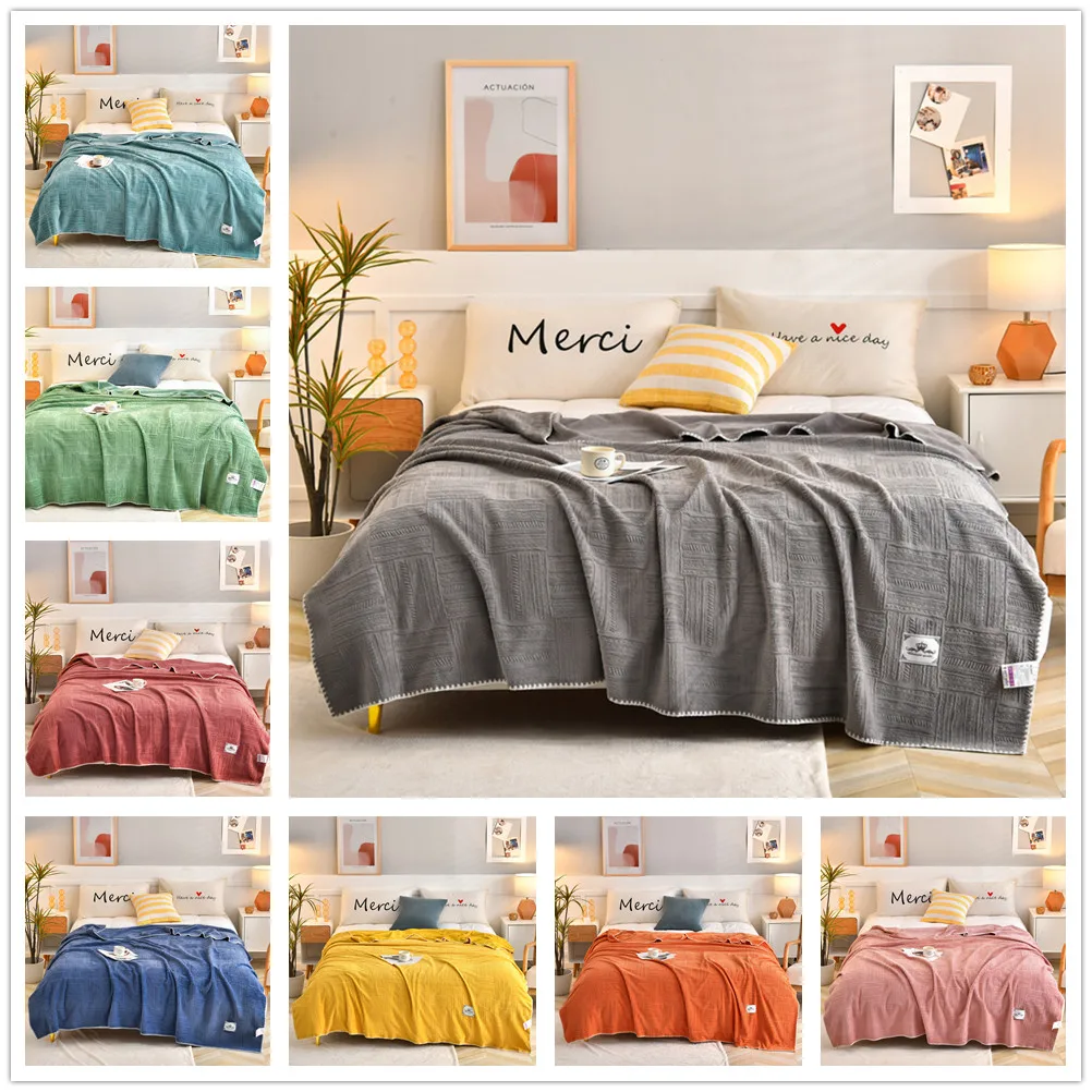 

Solid Summer Blanket For Bed Rome Milk Velvet Silky Throw Kids Room Casual Office Shawl Blankets Student Nap Sofa Throw 100x150