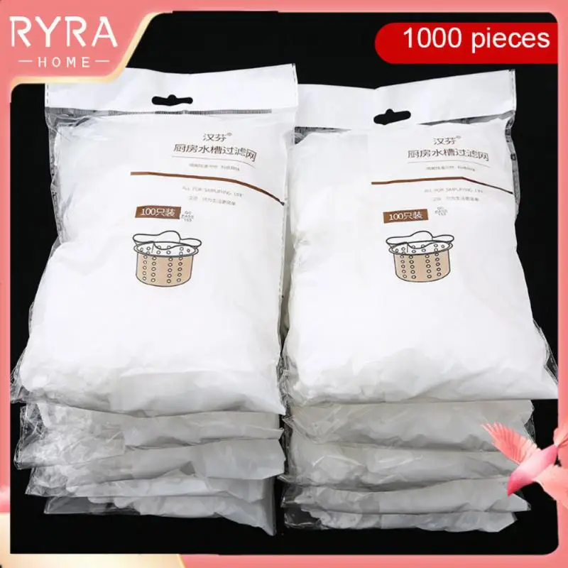

Effective Kitchen Sink Pool Filter Net 100 Pieces Elastic Convenient Pool Screen High Density Water Filtering Net High Quality