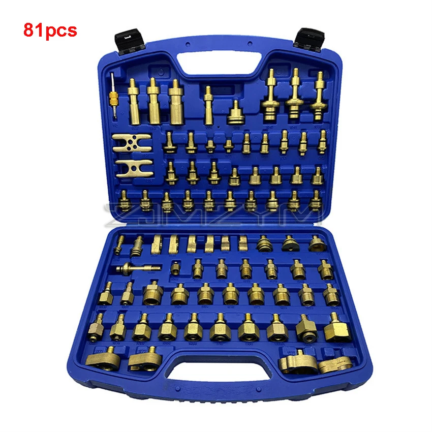 

Универсальный адаптер для проверки утечки, инструмент для ремонта утечки для Европы, Америки, Азии, автомобильный Кондиционер, инструменты для детектора утечки