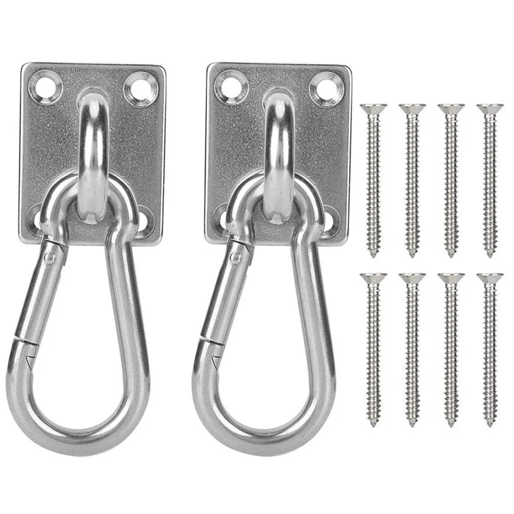 

Hammock Hooks Hanging Ceiling Hangers Stainless Steel Hanger Parts Kit Pad Mount Wall Professional Replacement Accessories