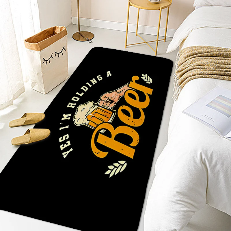 Коврик для спальни с изображением пива в пятницу нескользящий коврик ног ванной