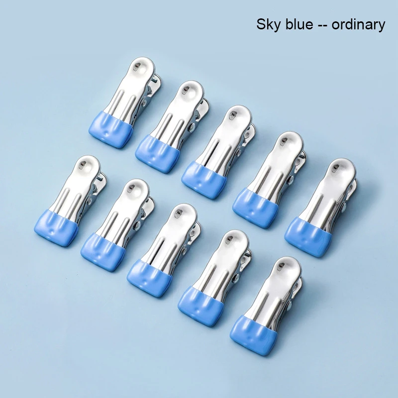 

10 шт., прищепки для сушки одежды, из нержавеющей стали