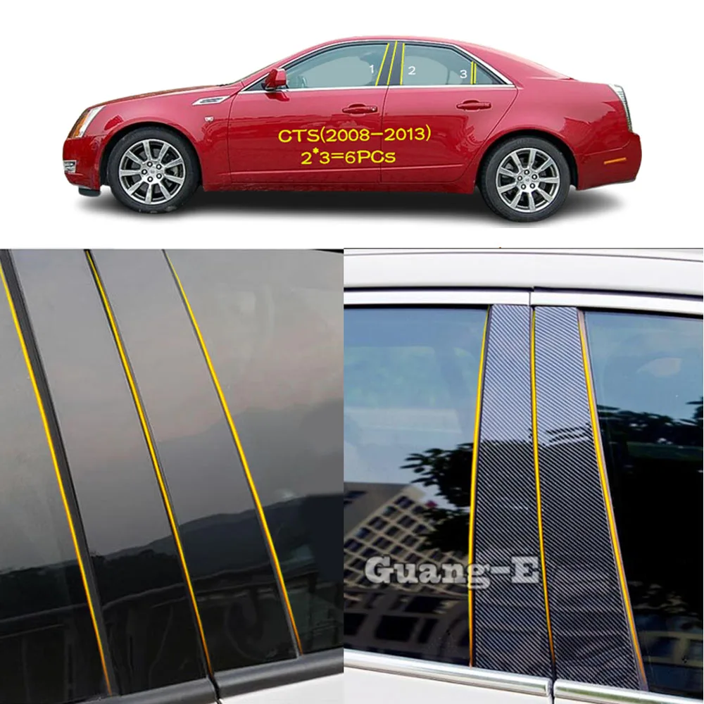

6 шт., наклейки для Cadillac CTS 2008 2009 2010 2011 2012 2013