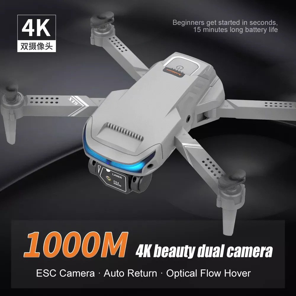 

New Profesional GPS 5KM Dual HD Quadcopter With Camera With 360 Obstacle Avoidance 5G WiFi VS XT9 Mini Drone RC 4K Quadcopter