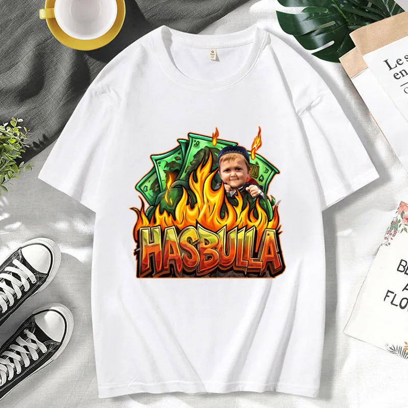 Футболка Hasbulla Magomedov мужские и женские футболки с рисунком Киндстани блоггеров