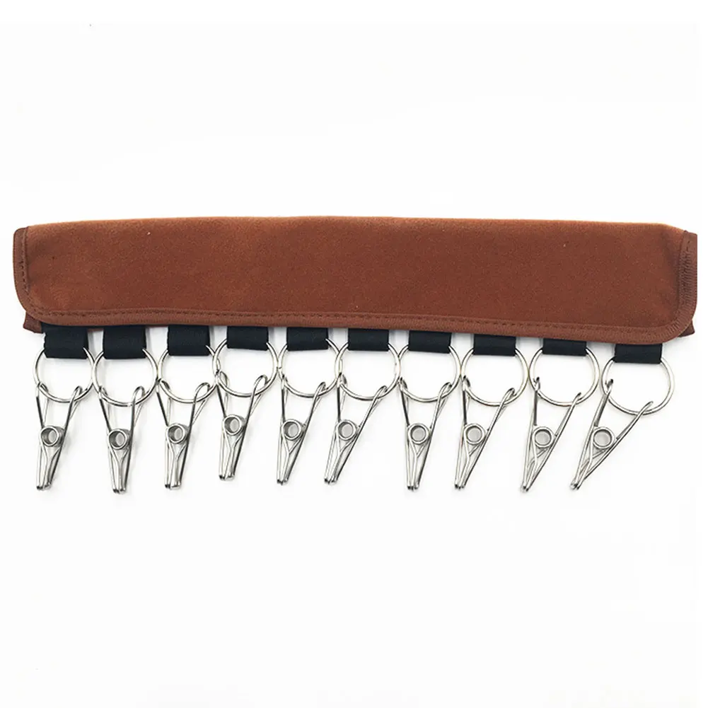 

10 Clips Self Adhesive Closet Portable Foldable Travel Cap Hat Rack Hanger System Door Storage Organizer Holder