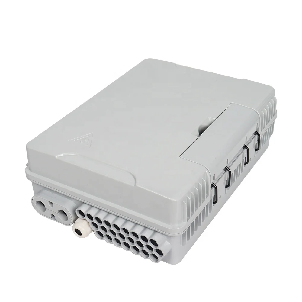 24 Core cajas de empalme de fibra Waterproof ip65 cable distribution box ftth aerial terminal box