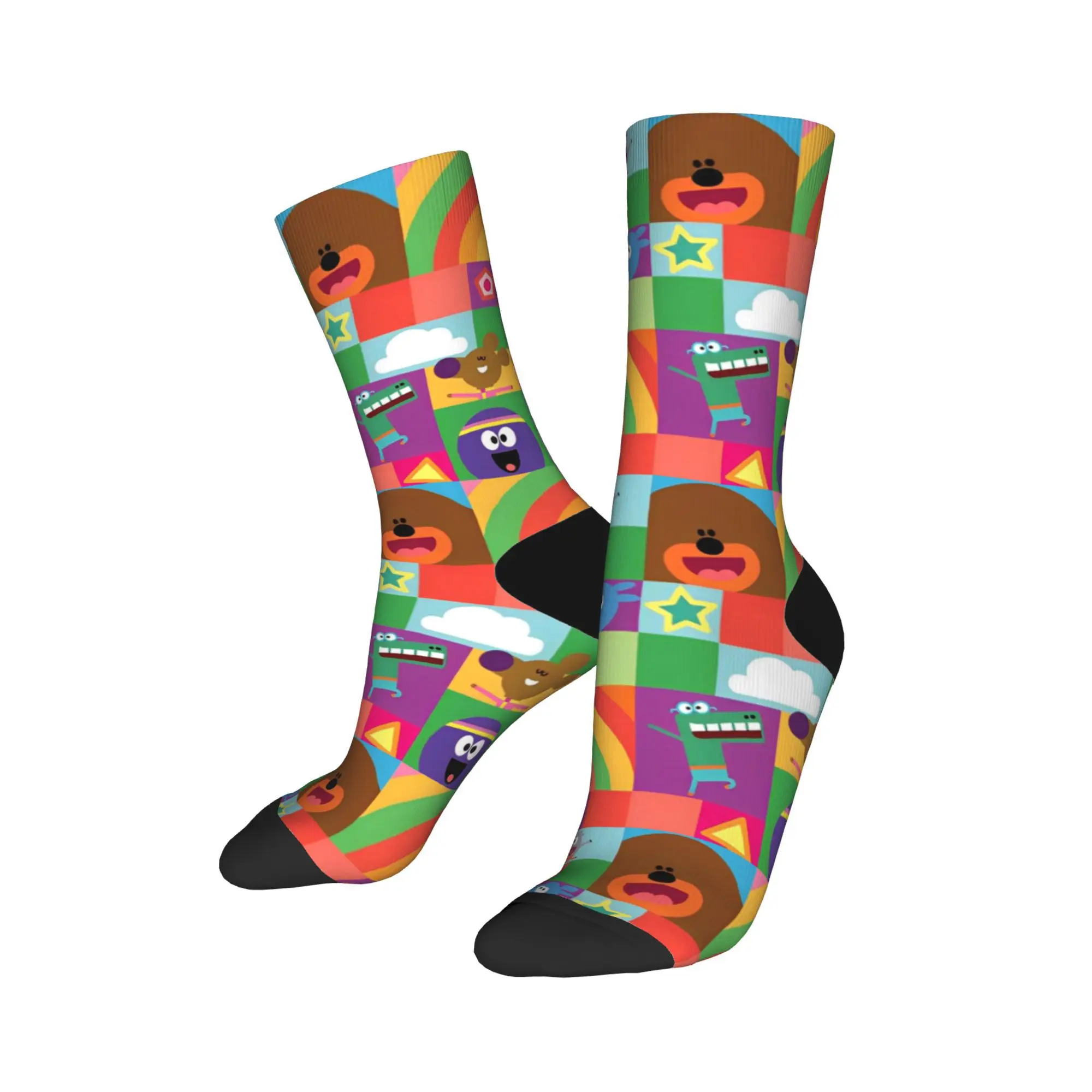 Модные мужские носки Harajuku H-Hey D-Duggees из полиэстера женские для скейтборда