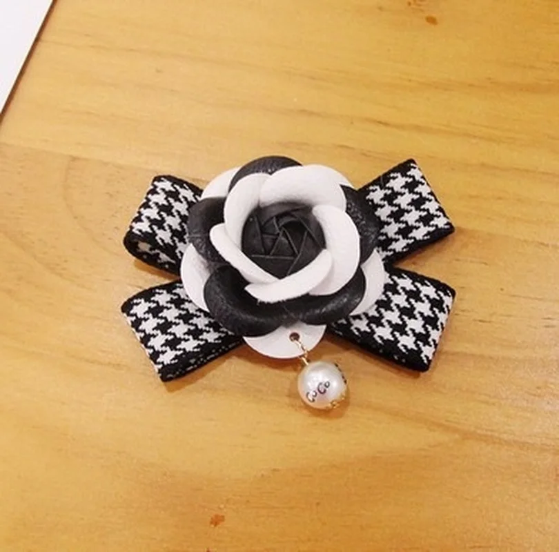Корейский модный тканевый жемчуг Камелия цветок броши бант Broches Женские