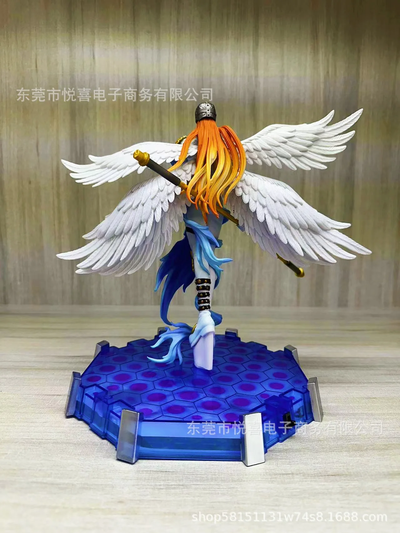 Фото 28 см аниме Digimon приключенческие фигурки Angewomon Angemon фигурки ПВХ модель коллекция куклы игрушки подарок №4