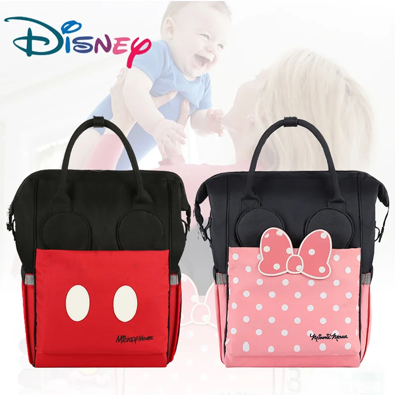

Disney Usb Diaper Bag Backpack Mummy Maternity Nappy Bag Waterproof Baby Stroller Bag Baby Mickey Fashion Travel Nursing Bag