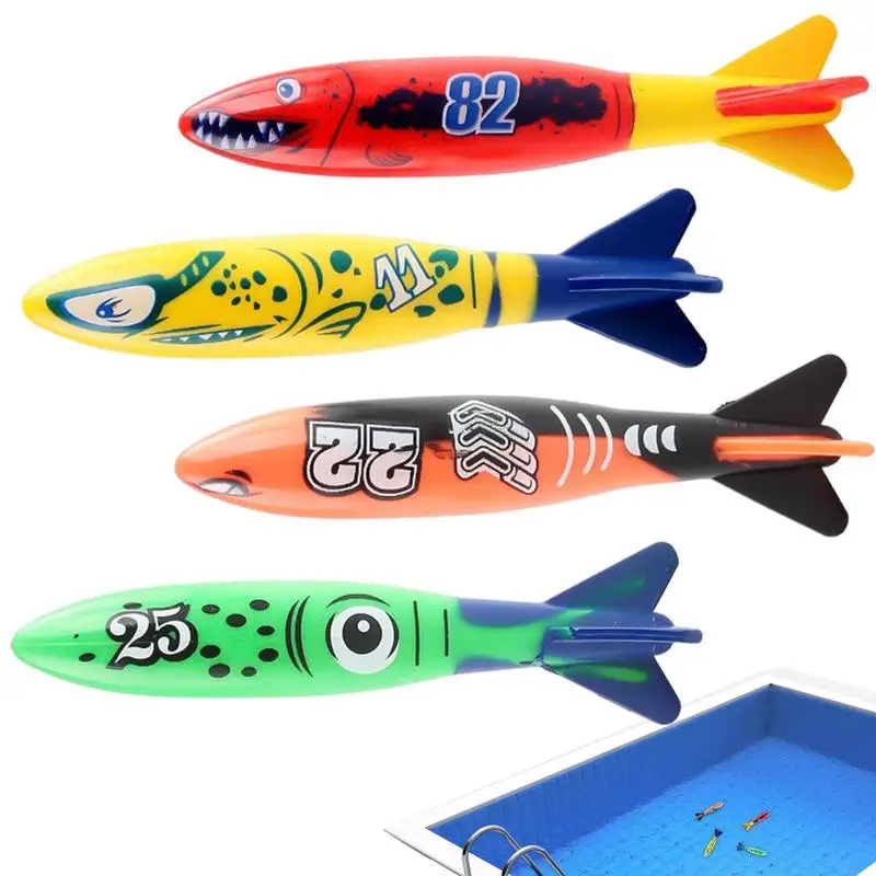 

Diving Toys Swimming Pool Dive Toys Diving Shark Fishbone Jellyfish Torpedo Pool Toys For Boys Girls Underwater Games