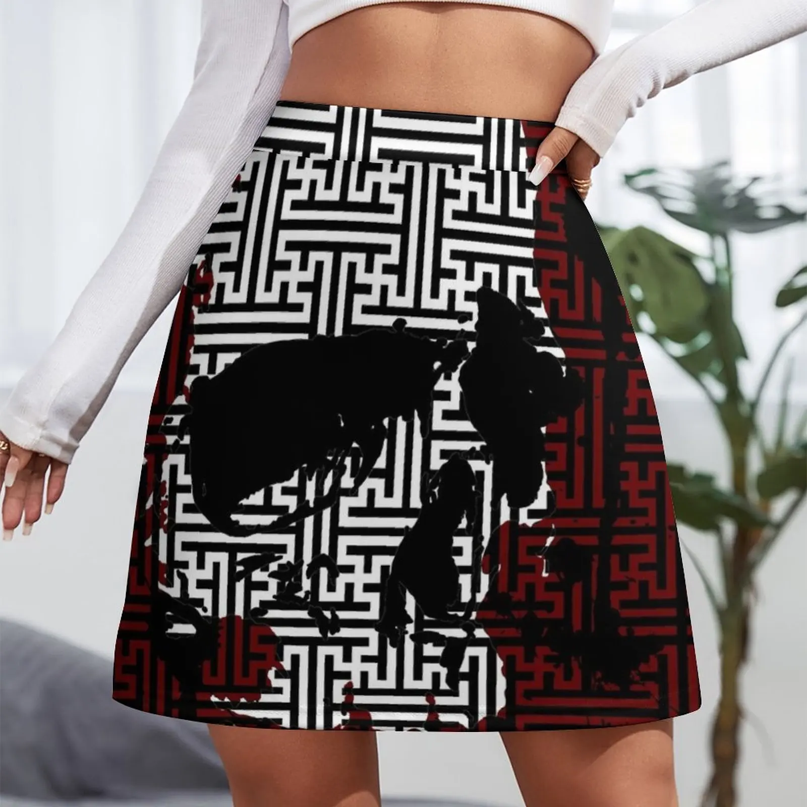 Мини-юбка с черепом sayagata короткие женские юбки мини-юбка для женщин японская мода