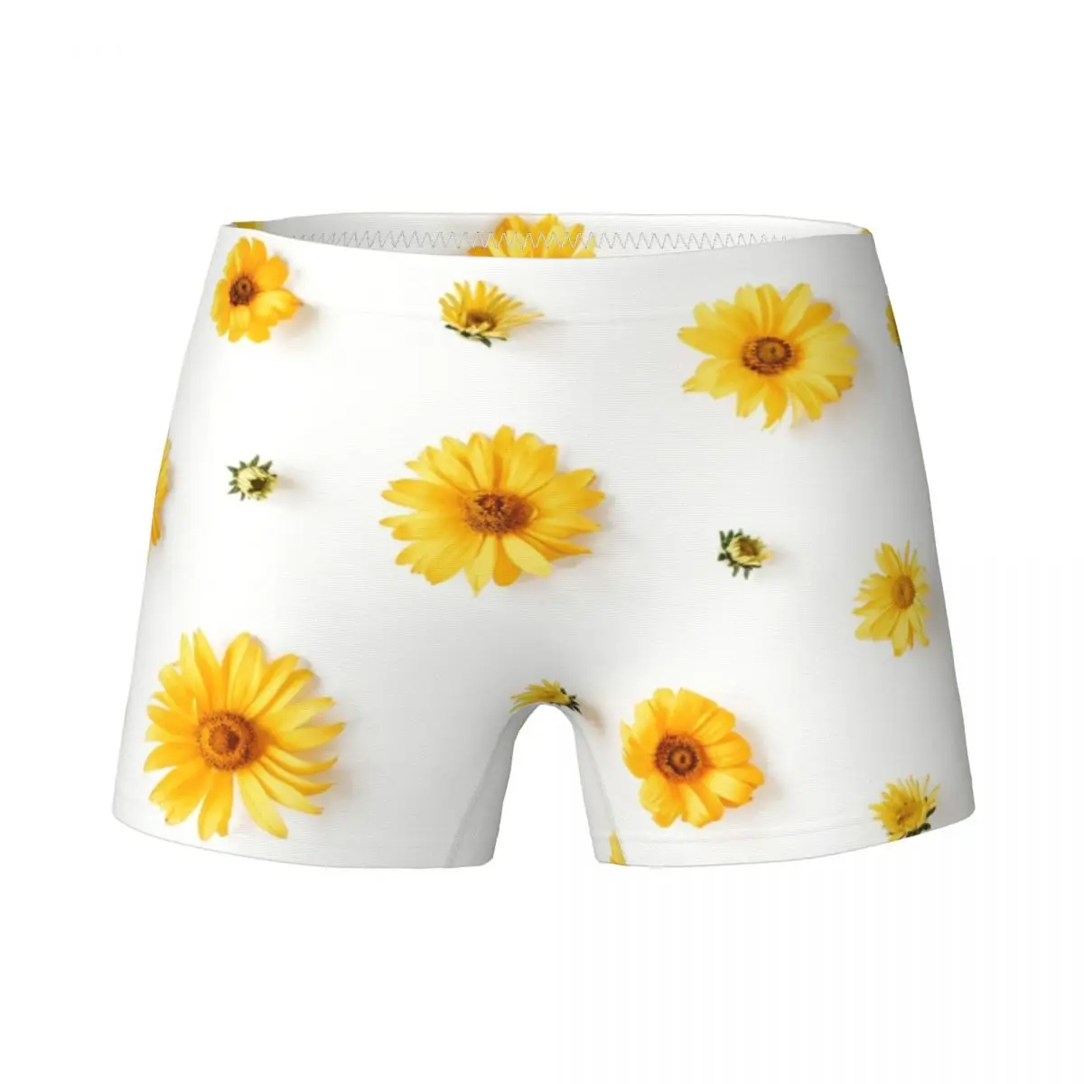

Young Girls Pretty Yellow Daisy Boxers Child Cotton Cute Underwear Kids Teenagers Underpants Soft Briefs Size 4T-15T