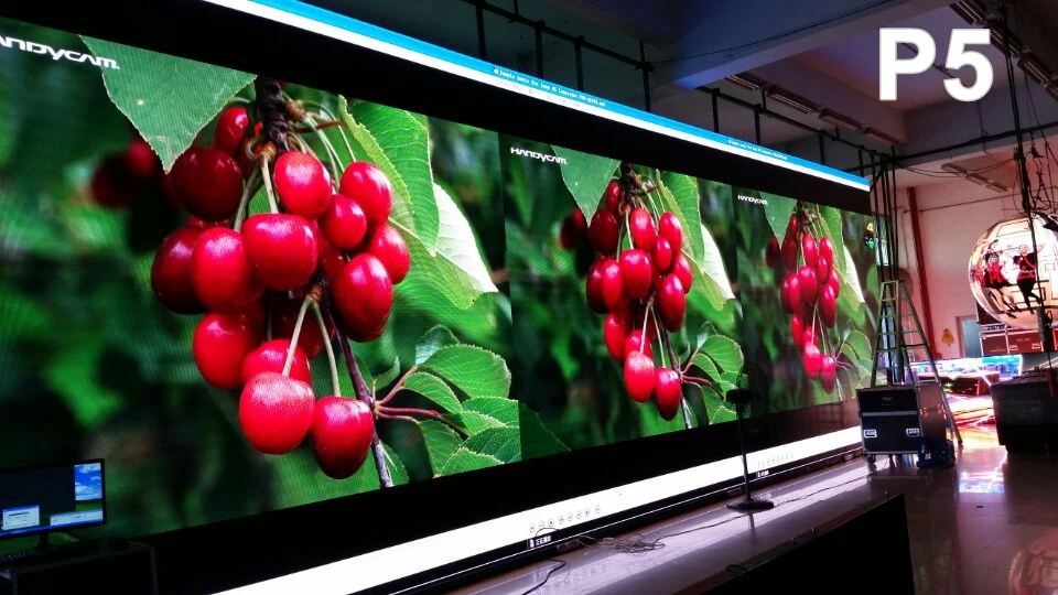 LYSONLED Высокое разрешение 64x32 пикселей P5 Крытый черный полноцветный светодиодный